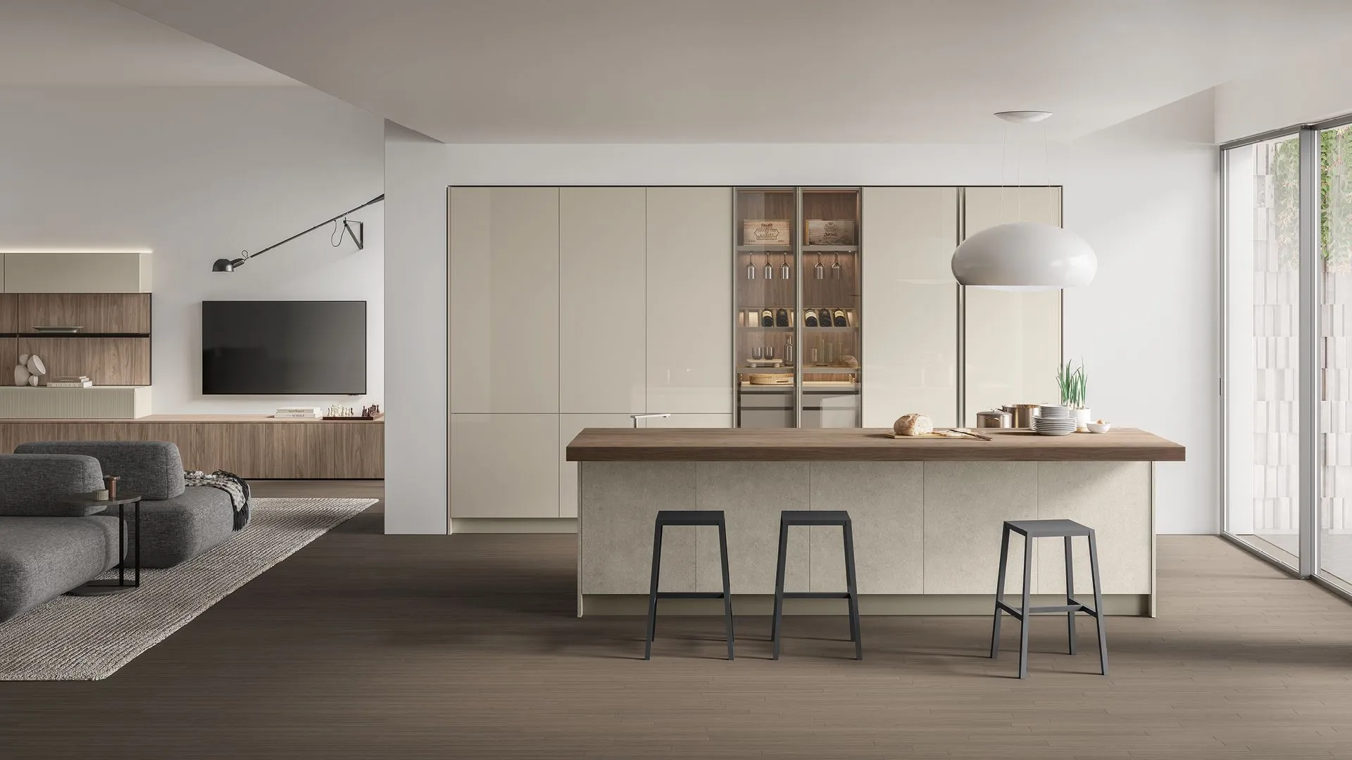 With Aliant by Stosa, high modularity and high-quality materials