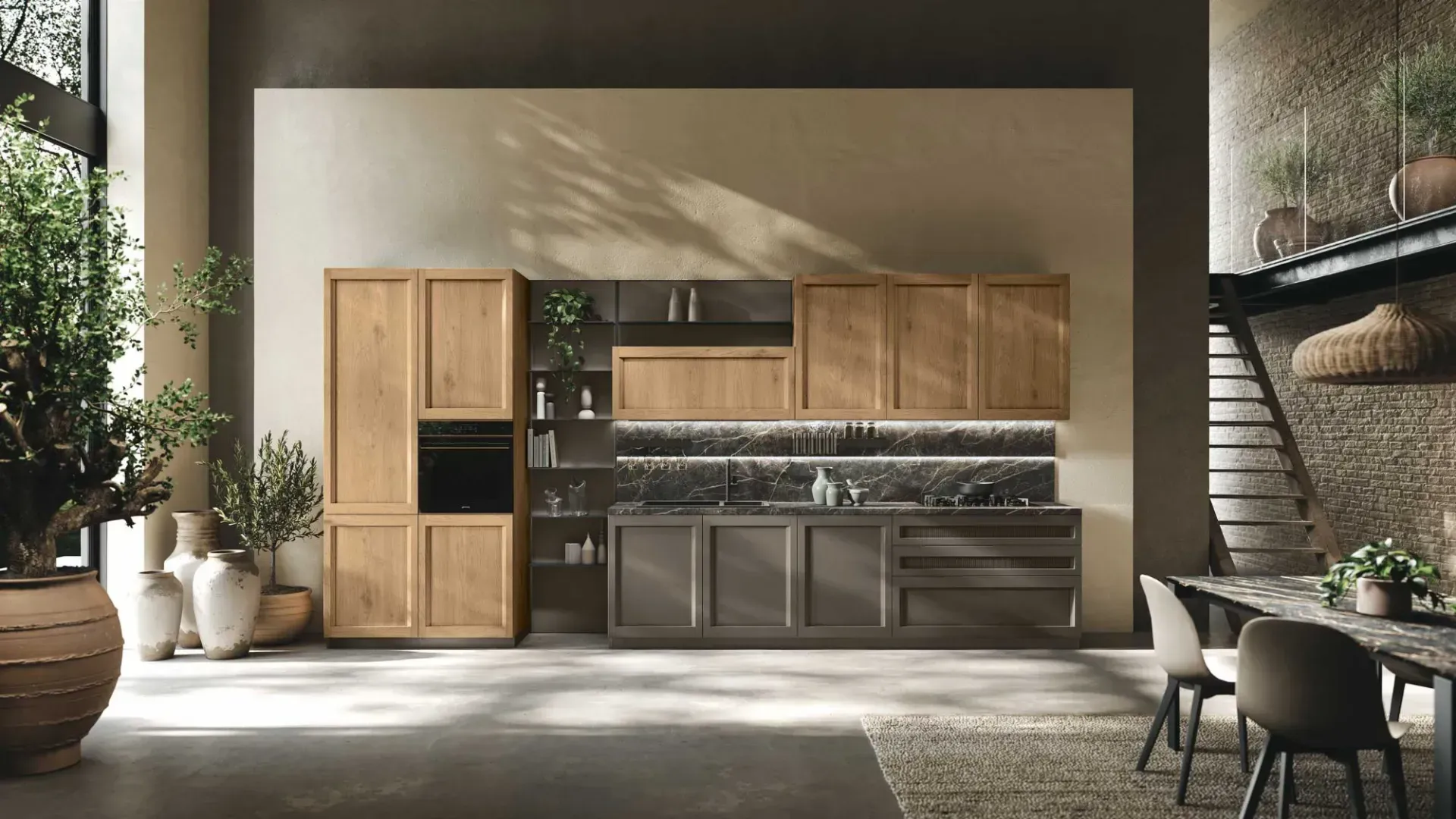 Palio, the kitchen designed to be functional, transversal and at the same time iconic